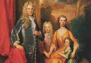 Sir Godfrey Kneller James Brydges (later 1st Duke of Chandos) and his family Germany oil painting artist